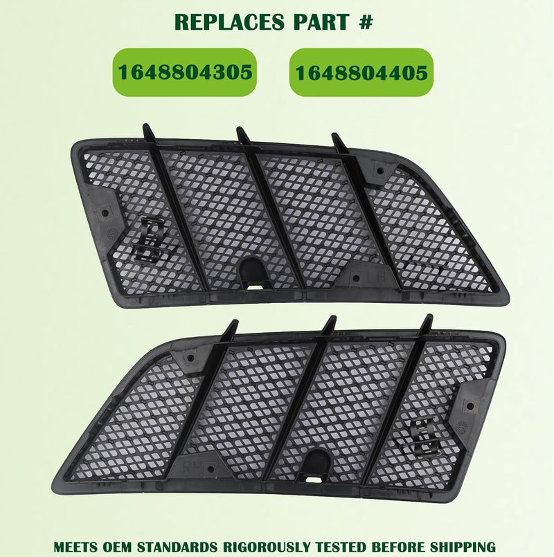 omoZone غطاء شبكة تهوية غطاء غطاء محرك السيارة متوافق مع 2008-2011 مرسيدس بنز W164 W164 ML350 ML450 ML550 ML63 AMG GL320 GL350 GL450 GL550 - Image 5